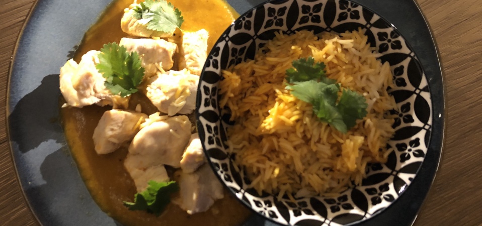 Curry Poulet saveur banane