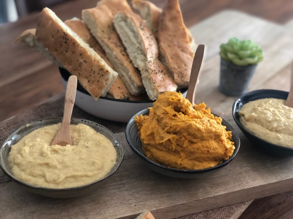 Houmous carottes rôties