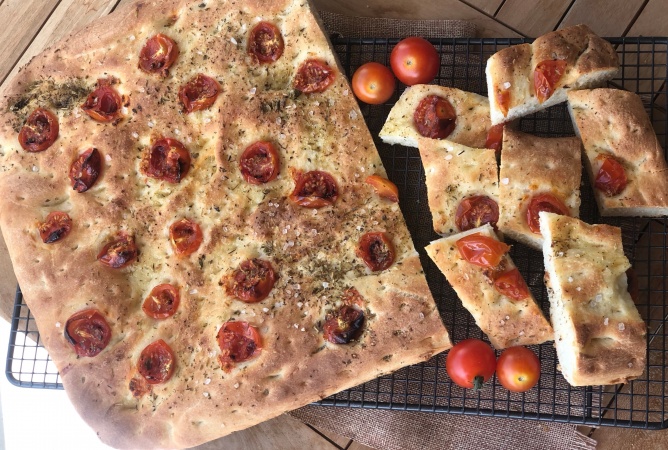 Focaccia à la tomate