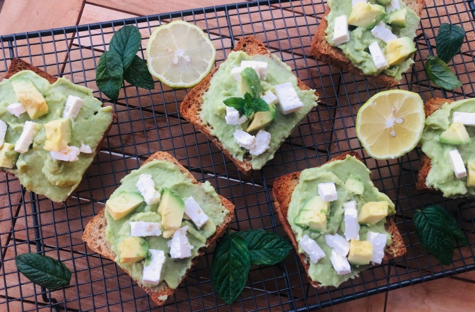 Tartines Avocat Feta 