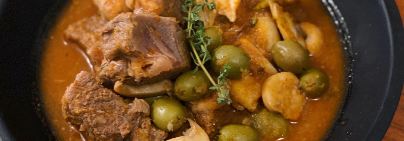 Sauté de veau aux olives