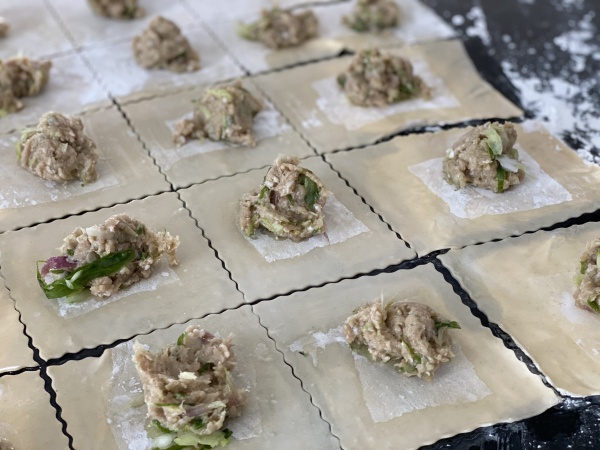 Bouchées aux crevettes 