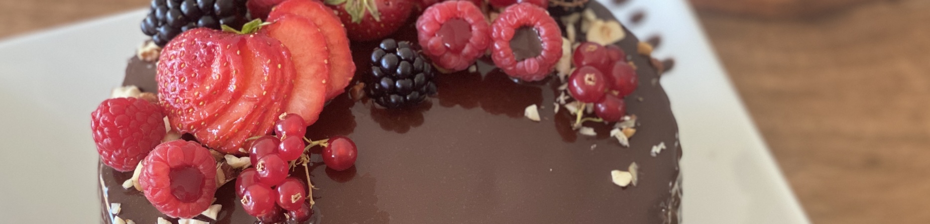 Gateau chocolat framboise