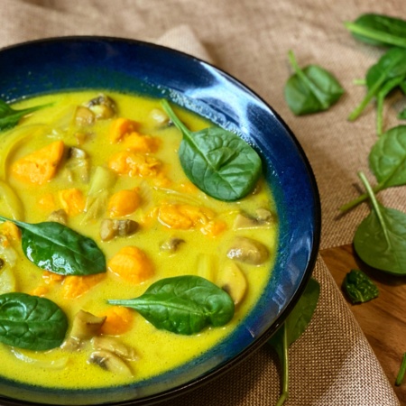 Curry aux crevettes