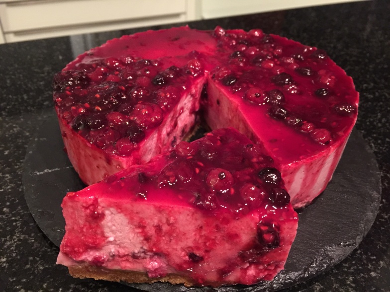 Cheesecake fruit rouge