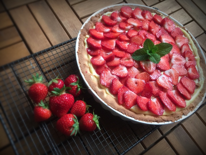 Tarte aux fraises 