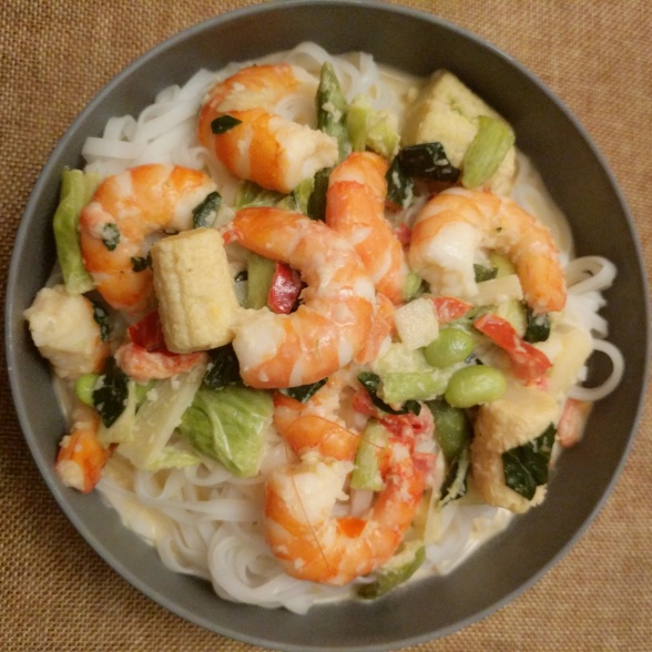 Crevettes au Curry