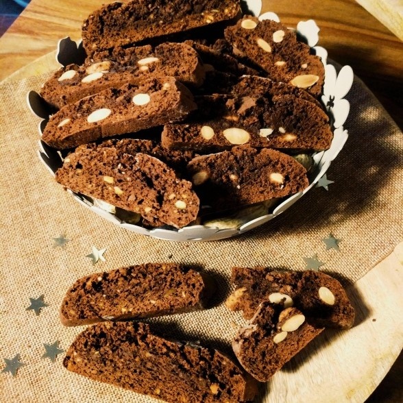 Cantucci au Chocolat et Amande