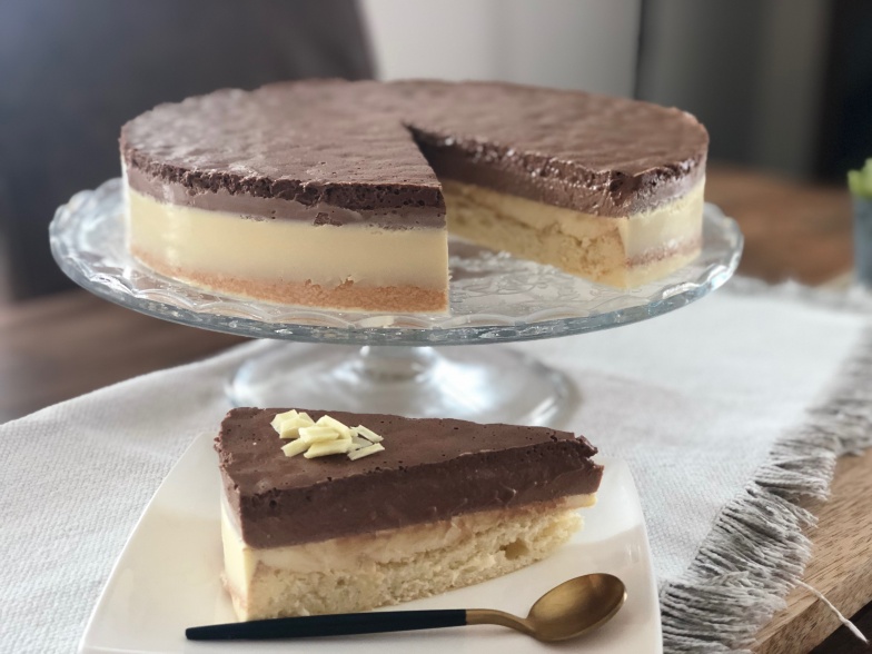 Bavarois aux trois chocolats