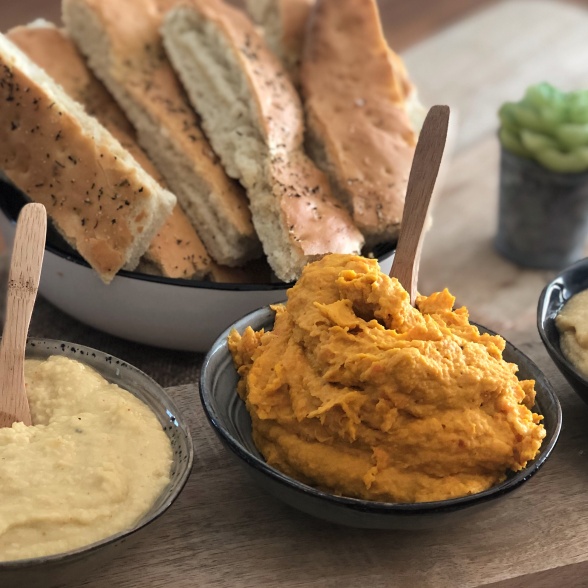 Houmous carottes rôties