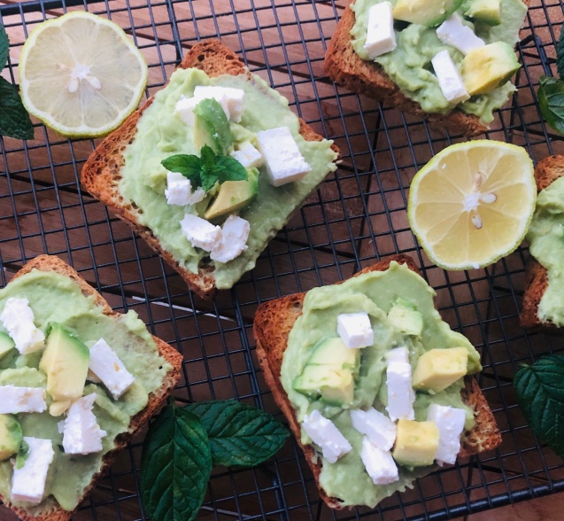Tartines Avocat Feta 