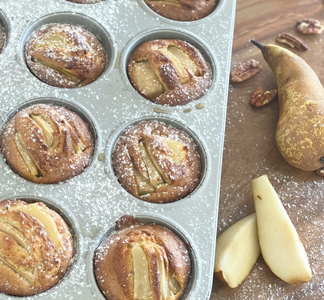 Muffin Poires Noisettes