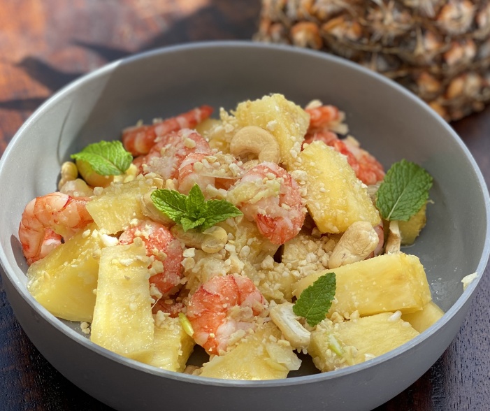 Salade Ananas & Crevettes