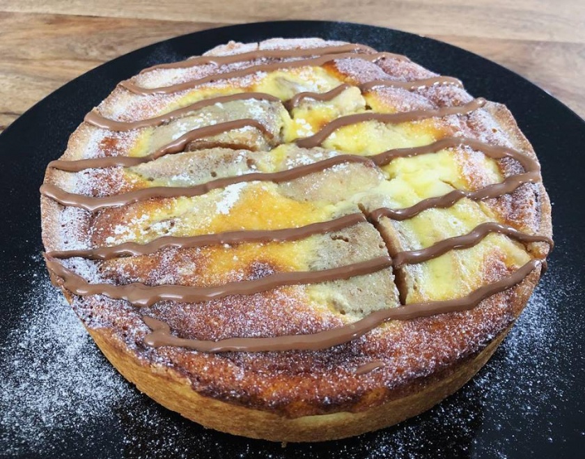 Tarte poire chocolat