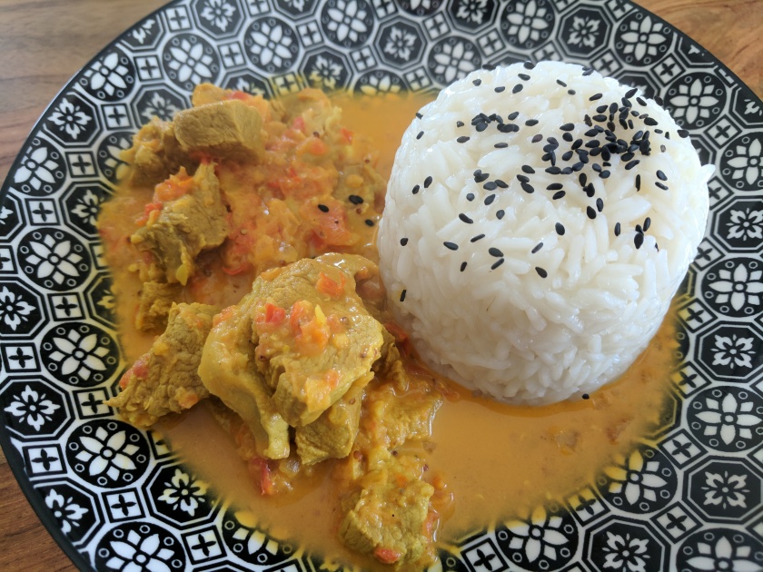 Sauté de porc au Curry