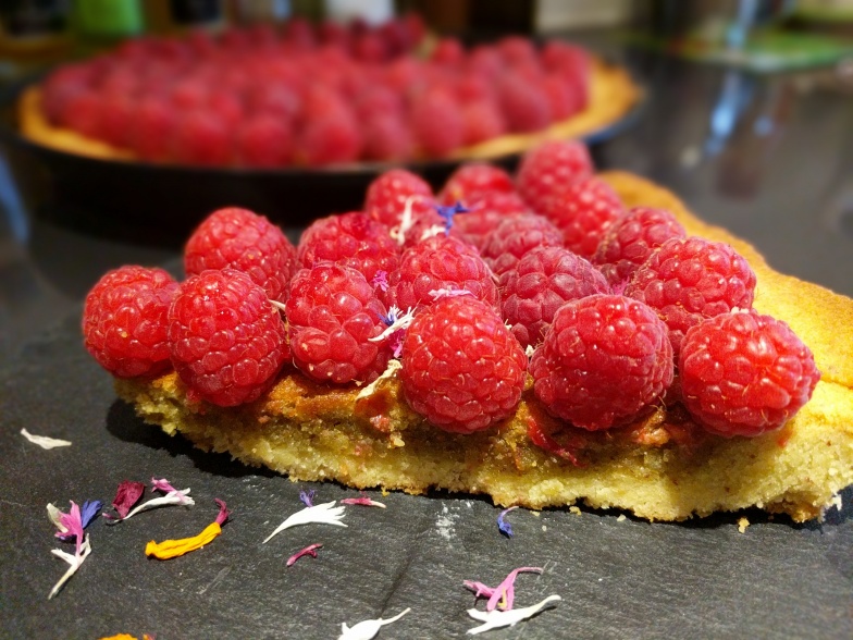 Tarte à la Framboise & Pistache