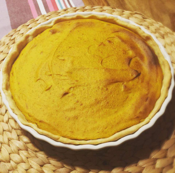 Tarte à la citrouille sucrée